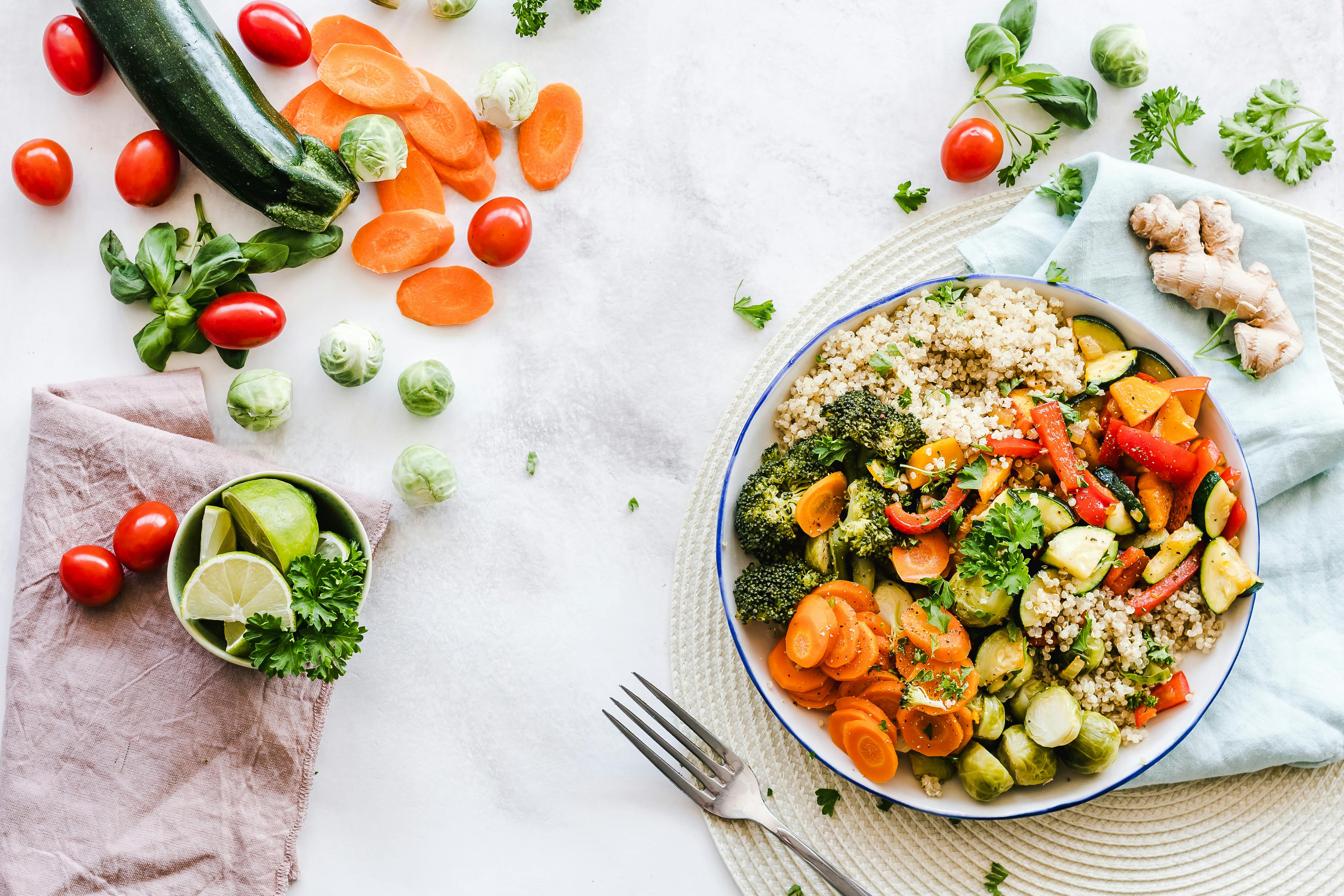 Healthy diabetic meal